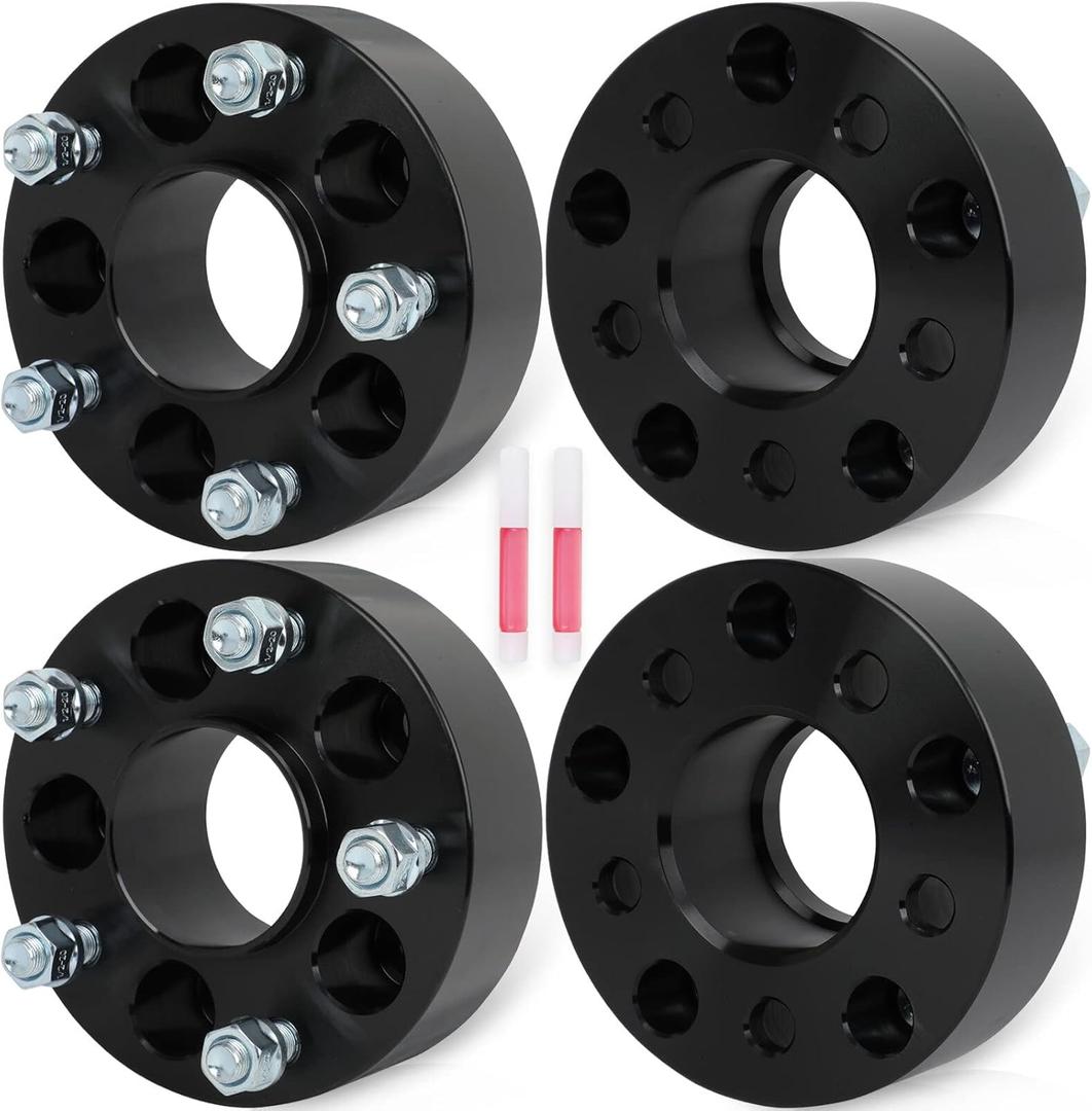 ECCPP 4PCS 5x4.5 to 5x5 Wheel Adapters Hub Centric Conversion 2" 5 Lug 1/2" 71.5mm hub Fits for Jeep Cherokee 1984-2001 | for Jeep Wrangler 2007-2011 (Wheels 5x5 Bolt Pattern)