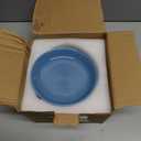 [8 Pack] Ceramic Cat Food Bowl, Colorful Cat Bowls Whisker-Friendly, 5.9" Shallow Wide Kitten Plates, Easy to Clean Indoor Feeding Dishes