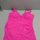 Blooming Jelly Women One Piece Swim Dress Tummy Control Swimsuits Slimming Mesh Sheer Sarong Wraps Bathing Suit Size XL