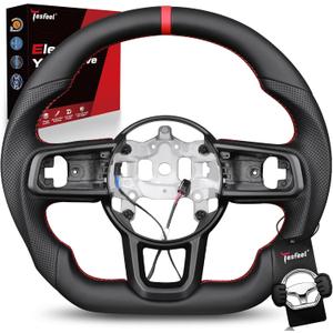 Heated Nappa Steering Wheel for Jeep Wrangler JL 2018-2026
