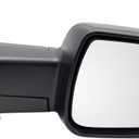 TRQ Passenger Side Power Folding Heated Mirror Blind Spot Indicator Textured Black Compatible with 2019-2022 Ram 1500 CH1321473