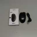 Logitech B100 Wired Mouse for Computer and Laptop, USB Corded Mouse, Right or Left Hand Use - Black