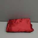 KKJIAF 1 Pack 60 Inch / 5ft Round Table Cloth, Burgundy Overlay Round Satin Table Cover, Silky Satin Dining Tablecloths for Wedding Buffet Parties Banquet Decoration