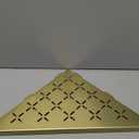 12" Corner Shower Shelf, 2-Pack Shower Shelves SUS304 Stainless Steel Bathroom Shelves for Tile Walls, Recessed Corner Shelf Organizer Rack, No Drilling (Brushed Gold)