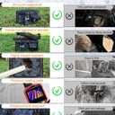 Weatherproof Heated Cat House for Outdoor in Winter, Heated Cat Bed Kitty Shelter with Cat Heating Pad, Insulated & Safe Escape Door, Warm Home for Outside Stray Cat