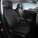 HRV Seat Covers for Honda HRV EXL 2023 2024 2025 2026 1:1 Custom Leather Car Seat Cover Full Set Waterproof - Black