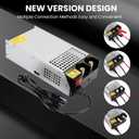110V to 12V DC Converter 83.3A 1000W Power Supply, 120V to DC 12v Converter 83.3A Power Supply 1000W for RV, Pump, LED Strip, LCD Monitor
