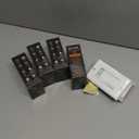 BESTTEN 5 Pack Super Slim Dimmer Light Switch for 300W Dimmable LED/CFL Lights and 600W Incandescent/Halogen, Single Pole/3-Way LED Slide Dimmer, Wall Plate Included, ETL Listed, White