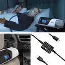 20V CPAP Power Cord for ResMed AirSense 11 AirCurve 11 & AirMini CPAP Machines Power CPAP Charger DC Coverter Cable Fit PD 20v Charging Head/ 65W Battery Backup/Power Station/Power Bank