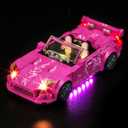 LocoLee Light kit Compatible with Lego 77241 2 Fast 2 Furious Honda S2000 - No Model Only Light, LED Lighting Accessories Compatible with Lego Honda S2000 Speed Champions