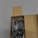 goldenwarm 3 Pack 4in Black Door Hinges Interior Door Hinges Black Matte 4 x 4 Inch with Square & Round Corners, Iron Material