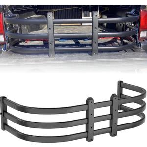 YZONA Truck Bed Extender, Aluminum Tailgate Extender, 55"-68" Adjustable Length, Drill Required, Fits for Tacoma, Gladiator, Frontier, Colorado/Canyon, Ranger, Ridgeline