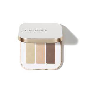 jane iredale PurePressed Eye Shadow Triple, Highly Pigmented Mineral Based Eye Color, Long Lasting & Crease Resistant Formula, Safe for Sensitive Eyes (Sweet Spot)