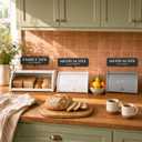 Large Bread Box Roll Top, White Metal Bread Box For Kitchen Counter