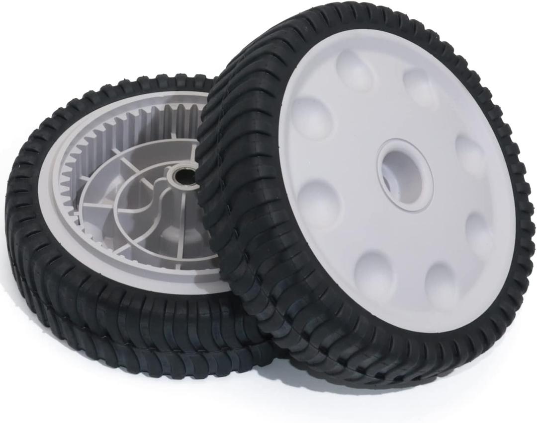 CheeMuii 734-04018 Lawn Mower Wheel 2 Pcs 8" Push Mower Front Drive Wheel Replace for Troy Bilt TB240 734-04018B 12AV569Q597 734-04018A