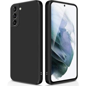 GiiYoon Silicone Case Compatible with Samsung Galaxy S21 5G, Full Body Silky Soft Touch Phone Case with Camera Protection, Shockproof Cover with Microfiber Lining, Black