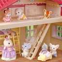 Calico Critters - Red Roof Home - Country Home - 2026 Gift Set Edition Dollhouse Kids Pretend Play House, Miniature Home Playset with Furniture & Accessories, Ages 3+