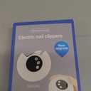 2-in-1 Electric Nail Clipper, Baby Nail Clipper with File & 3 Speed Gears, Baby Nail Trimmer Electric with LED Light & Storage Box, Automatic Nail Clippers for Baby, Adult, Seniors, Christmas Gifts