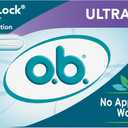 o.b. Tampons No Applicator, Fragrance-Free - 40ct | Applicator-Free Tampons Ultra, Feminine Care, ob Tampon Ultra, Period Products (40 Count (Pack of 1))