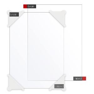 Enoin 2pcs 12 x 16 Inch Clear Acrylic/Plexiglass Sheet 0.060" 1/16 Inch Thick, Plastic Sheet Transparent Board Panel for Glass, DIY Project,Picture Frame, Paintings, Art Craft