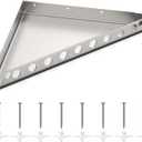 Floating Corner Shower Bench Kit-Customizable Appearance Corner Bench Seatin (17"x17"x24")