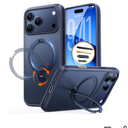 TORRAS Q3 Spin for iPhone 17 Pro Max Case with 360 Magnetic Stand, Camera Control, Fit for MagSafe, 4X Military-Grade Shockproof Case for iPhone 17 Pro Max Phone Case with Kickstand, Deep Blue