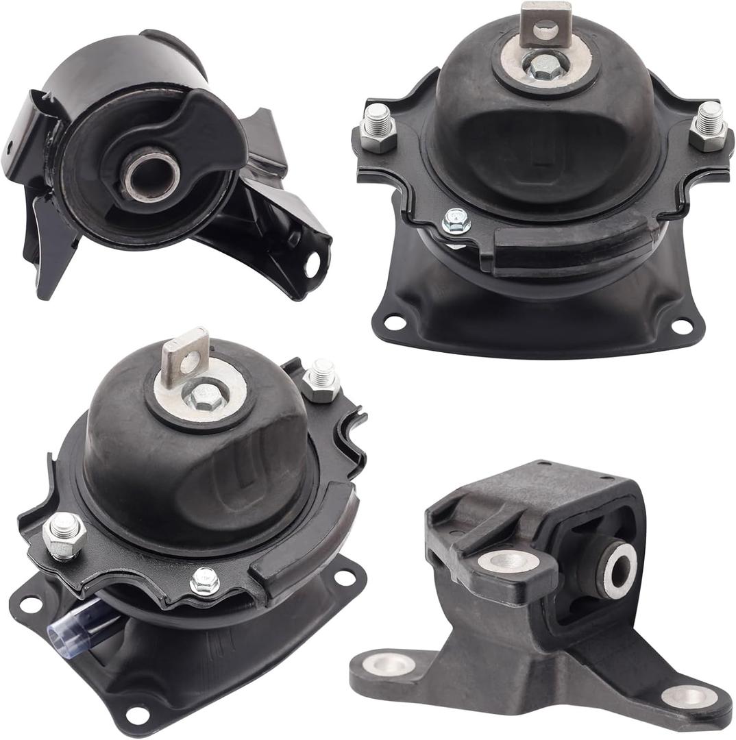 Set of 4, Engine Motor Set Compatible with 2011-2016 Odyssey 3.5L Automatic Transmission Mount Right Motor Front Engine Mount A4587 A65057 A4575EL A65017EL A65094 9737 9662