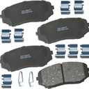 Bendix Premium SBC1258 Ceramic Front Brake Pads for Ford Edge 2014-2007, Lincoln MKX 2015-2007, Mazda CX-5 2024-2019, CX-7 2012-2007, CX-9 2023-2007, Mitsubishi Montero Sport 2020-2018