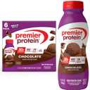 Premier Protein Shake, Chocolate, 30g Protein, No Added Sugar, 24 Vitamins & Minerals to Support Immune Health, 11.5 fl oz, 6 Pack (EXP 03/21/27)