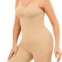 Shapewear Tummy Control BodySuit Seamless Body Shaper Butt Lift Full Body Suit (XL)