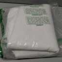 OLANLY Toilet Rugs U-Shaped 24x24, Extra Soft Absorbent Chenille Contour Bathroom Rugs for Toilet, Dry Quickly, Machine Washable, Non-Slip Bath Mat, White