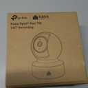 Kasa 1080p Indoor Pan/Tilt Wired Security Camera - Works as a Baby & Pet Monitor, Motion Detection & Tracking, 2-Way Audio, Night Vision, Subscription-Free Local Storage or Optional Cloud, EC70 (White)