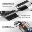 FIDISP 12 Volt Water Pump, Portable Transfer Pump, 330GPH Larger Flow, 1/10HP Electric Utility Pump with On/Off Switch, 2 * 6 Water Hose Kit for Garden Pools Aquariums Hot Tub
