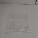 Eersida Acrylic Brochure Pamphlet Holder Brochure Display Stand Business Tri Fold Multi Slot Holder Rack Wall Mount Clear Pocket Space Saver for Flyer Literature Menu Advertise (6 Pockets)