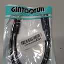 GINTOOYUN 2 Pcs DC7909 Power Pigtails Cable, 12V DC 8mm Male Plug to Bare Wire Open End Power Wire Supply Repair Cable, 16AWG DC 7.9 x 5.5mm Barrel Connector Pigtail for Solar Cell, Laptop Power(0.3m)