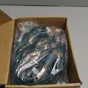 SUNSGNE C9 LED Christmas Pathway Lights Outdoor 38 Feet Sidewalk String Lights with Marker Stakes, 25 LED Clear Connectable Christmas Walkway Markers Lights for Outside Porch Garden Yard Lawn Decor (LED Warm White)