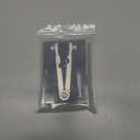 Freejoy Watch Spring Bar Plier Tool Kit, 6825 Spring Bar Tweezer Tool with Durable 8 Alloy Steel Pins for Watch Wrist Bands Strap Removal Repair Set (Silver)