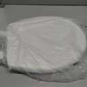 Mayfair Caswell Modern Slow Close Toilet Seat, Durable Plastic Seat, Made in USA, Round, White