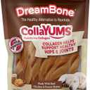 3 x DreamBone CollaYUMS Twists Plus Collagen Rawhide-Free Dog Treats, 20 Count (EXP 01/22/28)