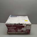 Reli. Disposable Wine Glasses (48 Pack, 12oz) Plastic Stemless Wine Glasses Disposable | Clear and Stemless for Parties, Cocktails, Whiskey, Weddings | Shatterproof