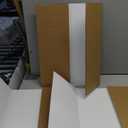 Trifold Poster Board, 24" x 16", 3-Pack, White Corrugated Project Boards for Science Fairs, School Projects, Event Displays, and Business Presentations