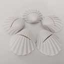 10 Pcs Table Card Holder - White Shell Conch Place Card Holders for Dinner, Wedding, Birthday, Farmhouse Gathering Decorations