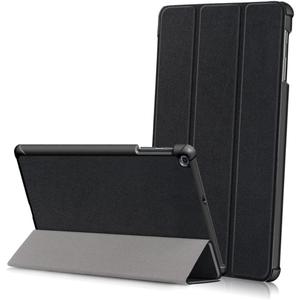 Leather Tablet Cover for Protective Case Precise Cutouts and Easy Access Black