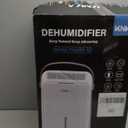 KNKA 2500 Sq.Ft Dehumidifiers for Home with Drain Hose Max 34 Pints, Dehumidifier for Basement, Bedroom, Bathroom, Large Room, Three Modes, Intelligent Humidity Control, Dry Clothes, 24HR Timer