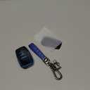 Sindeda for Toyota Key Fob Cover with Keychain Soft Full Protection Key Shell fit for 2025 Camry 2019-2024 Venza, RAV4 Prime, Land Cruiser, Fortuner, Grand Highlander, Corolla Cross 4-5Buttons(Blue)