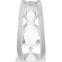 Frieren Cosplay Wig for Sousou no Frierenn, Long Silver White Wigs Ponytails + Wig Cap for Frieren Beyond Journey's End Halloween Christmas Costume Party