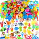 200 Pack Prefilled Easter Eggs with Toy Inside, Filled Plastic Easter Eggs, Surprise Eggs with Assorted Toys, Easter Egg Hunt, Easter Basket Stuffers, Party Favors Bulk for Kid/Toddler/Boy/Girl