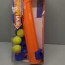 Nerf Dog Tennis Ball Blaster Dog Toy Gift Set, Launches up to 75 ft, for All Breeds Includes Orange Ball Launcher and 12 Dog Tennis Balls