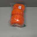 Chunky Fluffy Chenille Yarn Orange Thick Washable Soft Warm Scarf Yarns Hand Knit Blanket Accessory 160g, 3 pcs