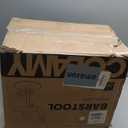 COLAMY Bar Stools Set of 2, Modern Swivel Bar Chairs, Adjustable Upholstered Barstools Counter Height with Full Backrest for Bar, Dining Room, Kitchen Island, Beige